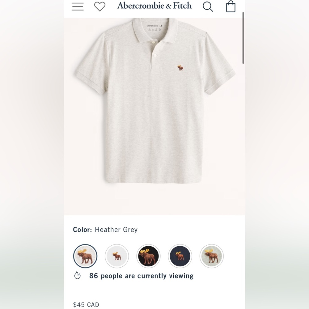 ABERCROMBIE POLO brand new never worn